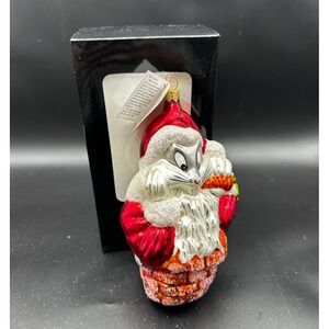 1995 CHRISTOPHER RADKO SANTA BUGS BUNNY WARNER BROTHERS LOONY TUNES CHRISTMAS